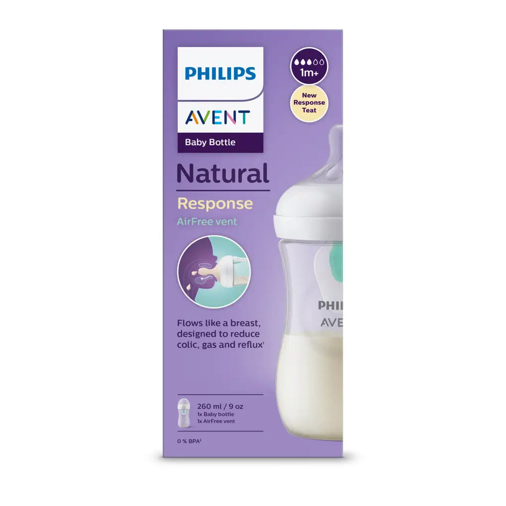 Philips Avent Natural Response Feeding Bottles 260ml (1m+)