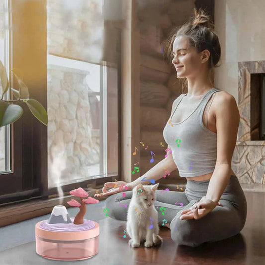 Portable Cute Plant & Landscape Mini Air Humidifier (GL602) 3+Years