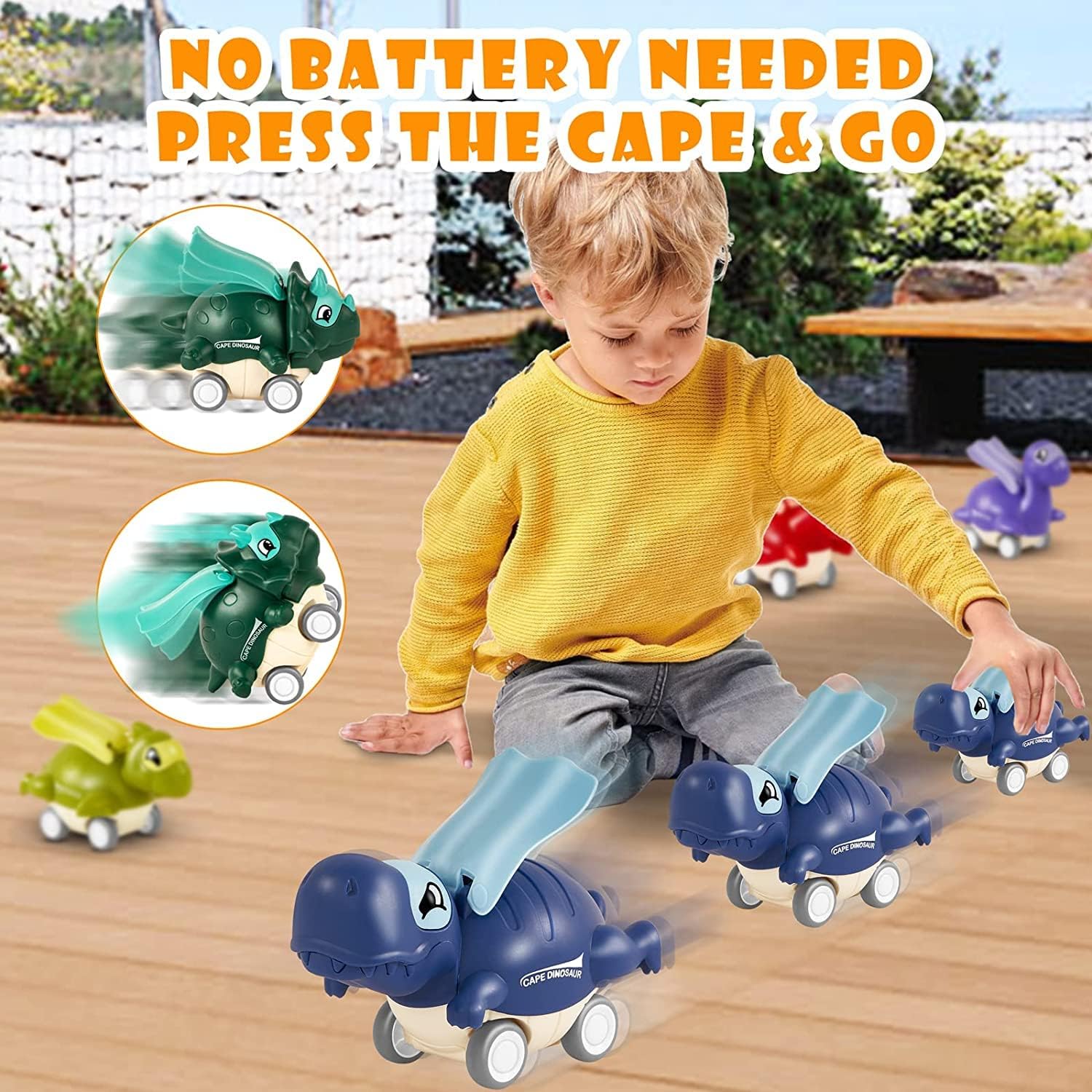 Press Cloak Dinosaur Asst. (209-03) 3Y+