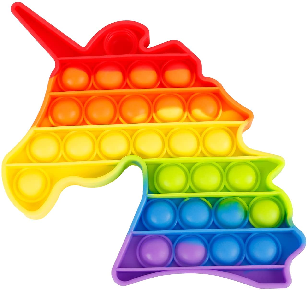 Rainbow Push Pop Bubble Fidget Toys 6M+
