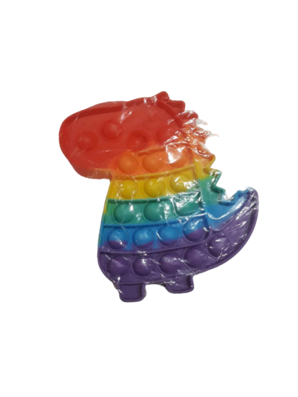 Rainbow Push Pop Bubble Fidget Toys 6M+