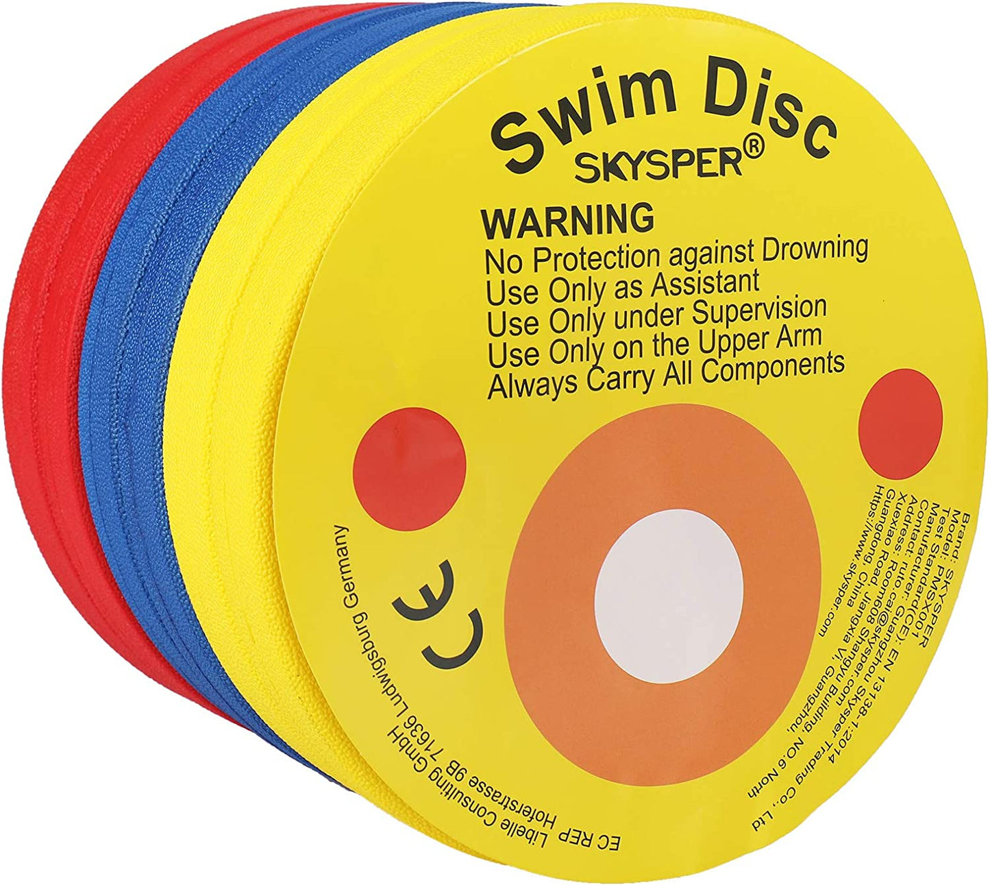 SKYSPER Arm Bands Swimming Float Discs Set For Kids