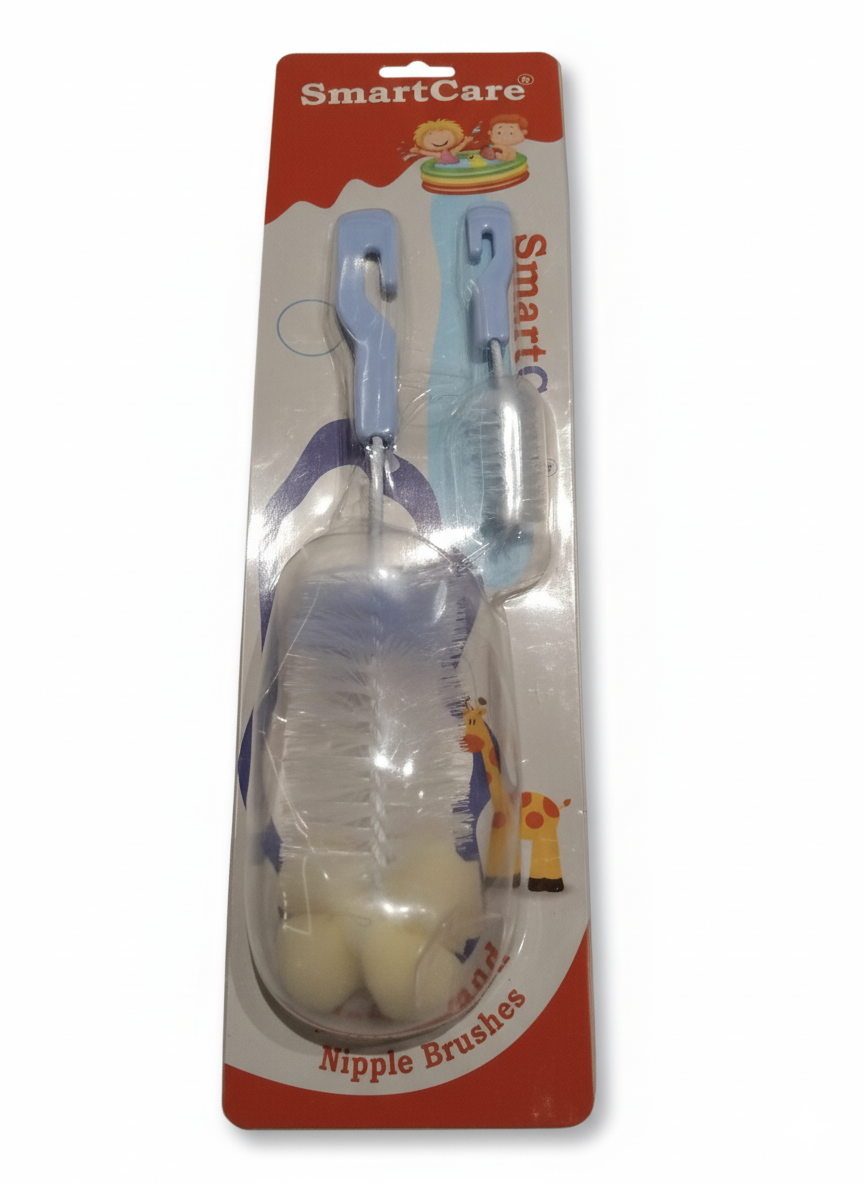 SmartCare Baby Bottle & Nipple Brush Set