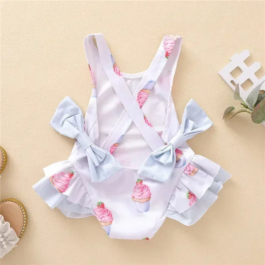 Summer Baby Girl Beach Party Swimsuit Size (6m to 3y)