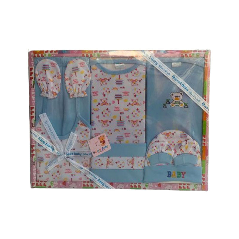 Sweet Baby 10 Pcs Newborn Gift Set- Blue