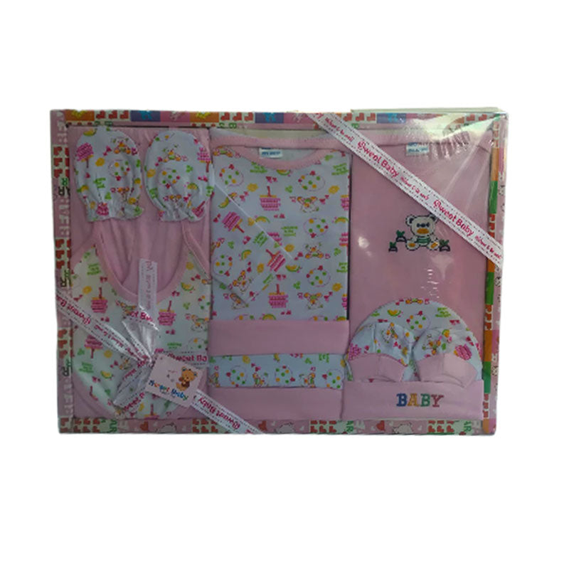 Sweet Baby 10 Pcs Newborn Gift Set- Pink