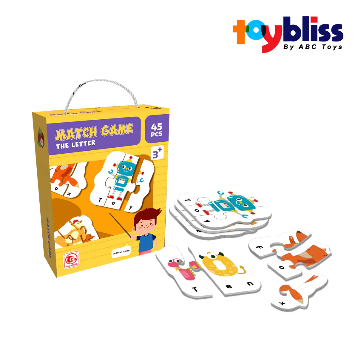 Toybliss HAO XIANG Match Game Words 45Pcs (88686) 3Y+