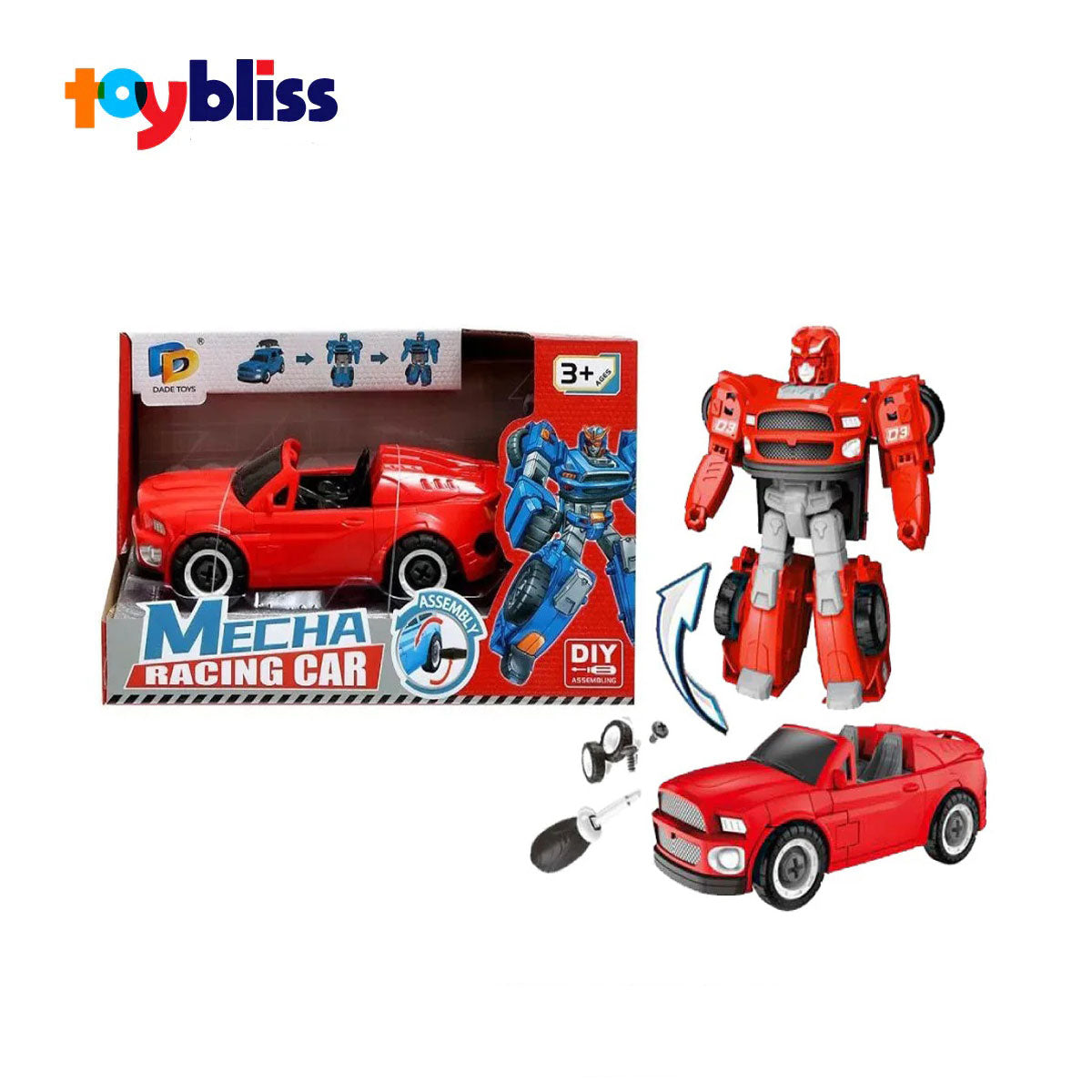 Toybliss Mecha Racing Car (D622-H343A) 3Y+