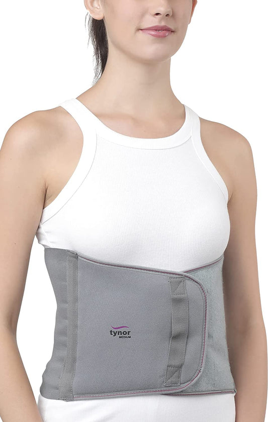 Tynor Abdominal Support 9″/23cm, Grey