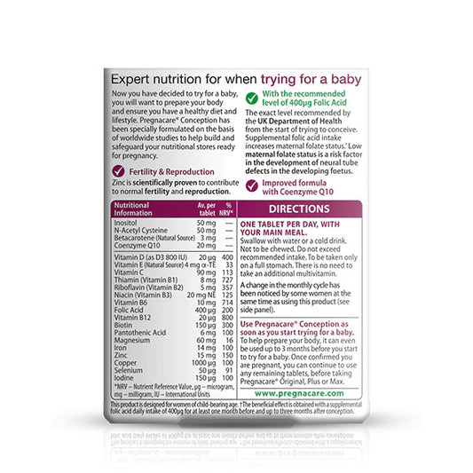 Vitabiotics Pregnacare Before Conception- 30 Tablets