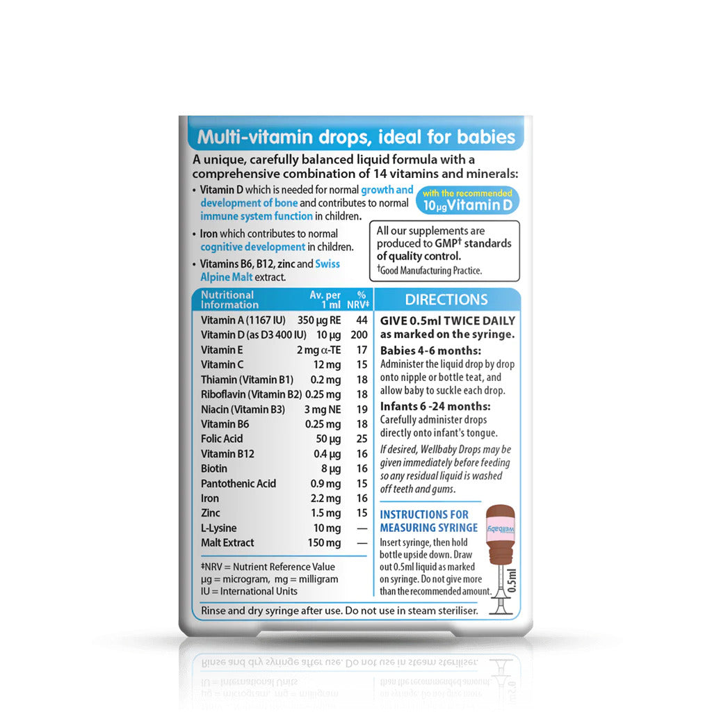 Vitabiotics Wellbaby Multi-vitamin Drops 30ml