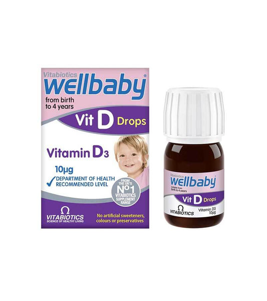 Vitabiotics Wellbaby Vitamin D Drops 30ml