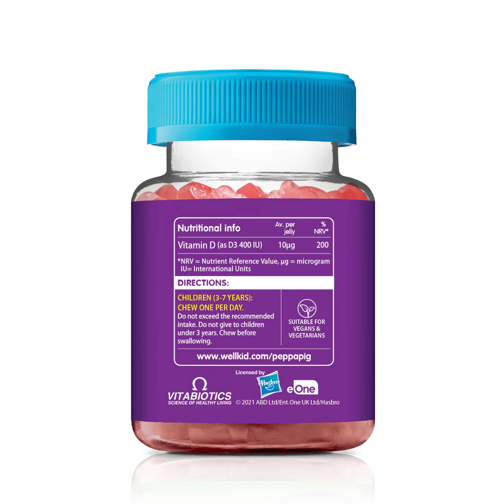 Vitabiotics Wellkid Peppa Pig Vitamin D Jellies- 30 pcs