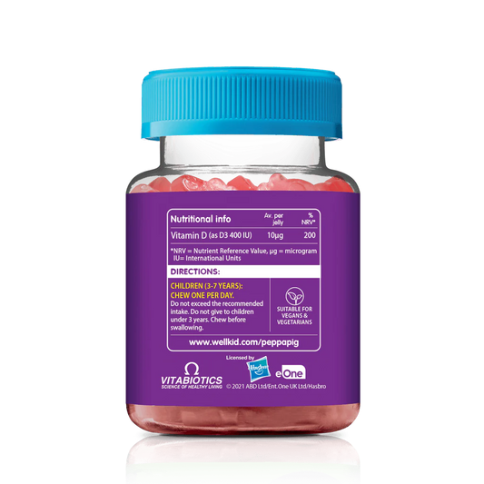 Vitabiotics Wellkid Peppa Pig Vitamin D Jellies- 30 pcs