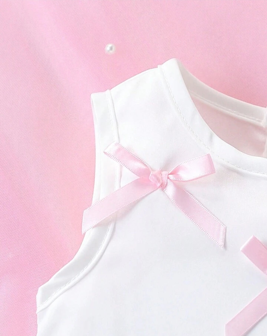 Baby Girl Summer Comfortable Elegant Bow Dress