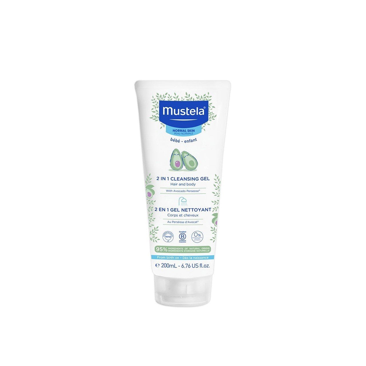 Mustela Baby 2 In 1 Cleansing Gel 200ml