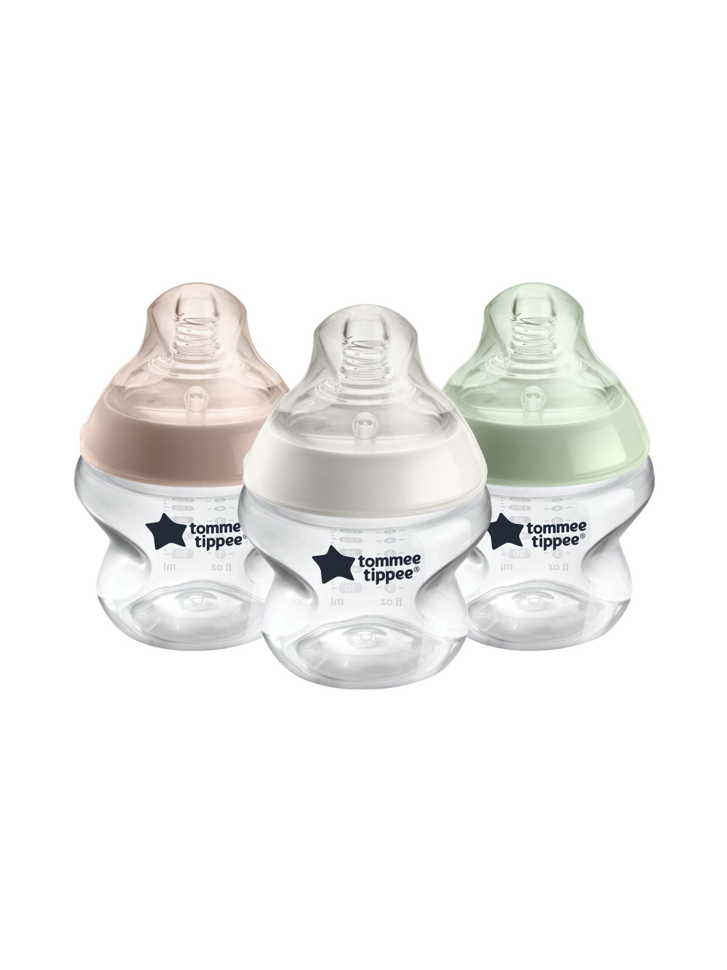 Tommee Tippee Closer To Nature Baby Bottle 150ml- 3Pcs (0m+)