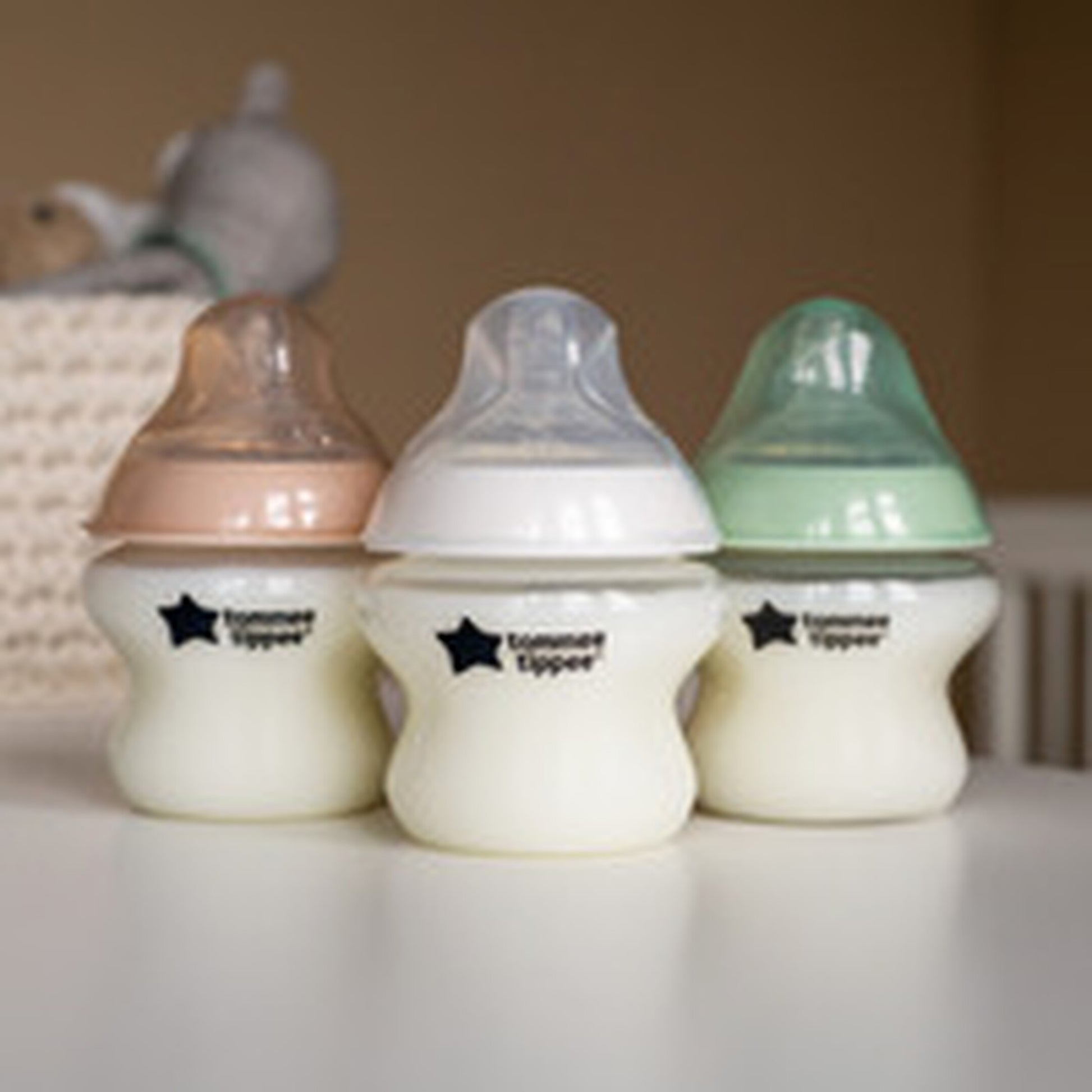 Tommee Tippee Closer To Nature Baby Bottle 150ml- 3Pcs (0m+)