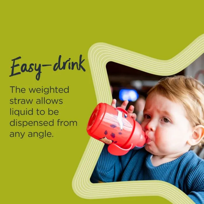 Tommee Tippee Superstar Training Straw Cup (6m+) 300ml- Yellow