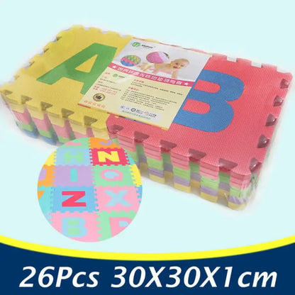 26 Pcs Alphabet Puzzle Foam Floor Mat