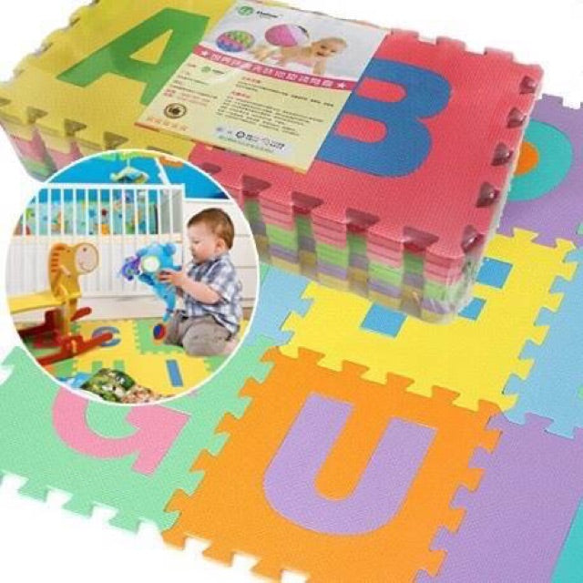 26 Pcs Alphabet Puzzle Foam Floor Mat