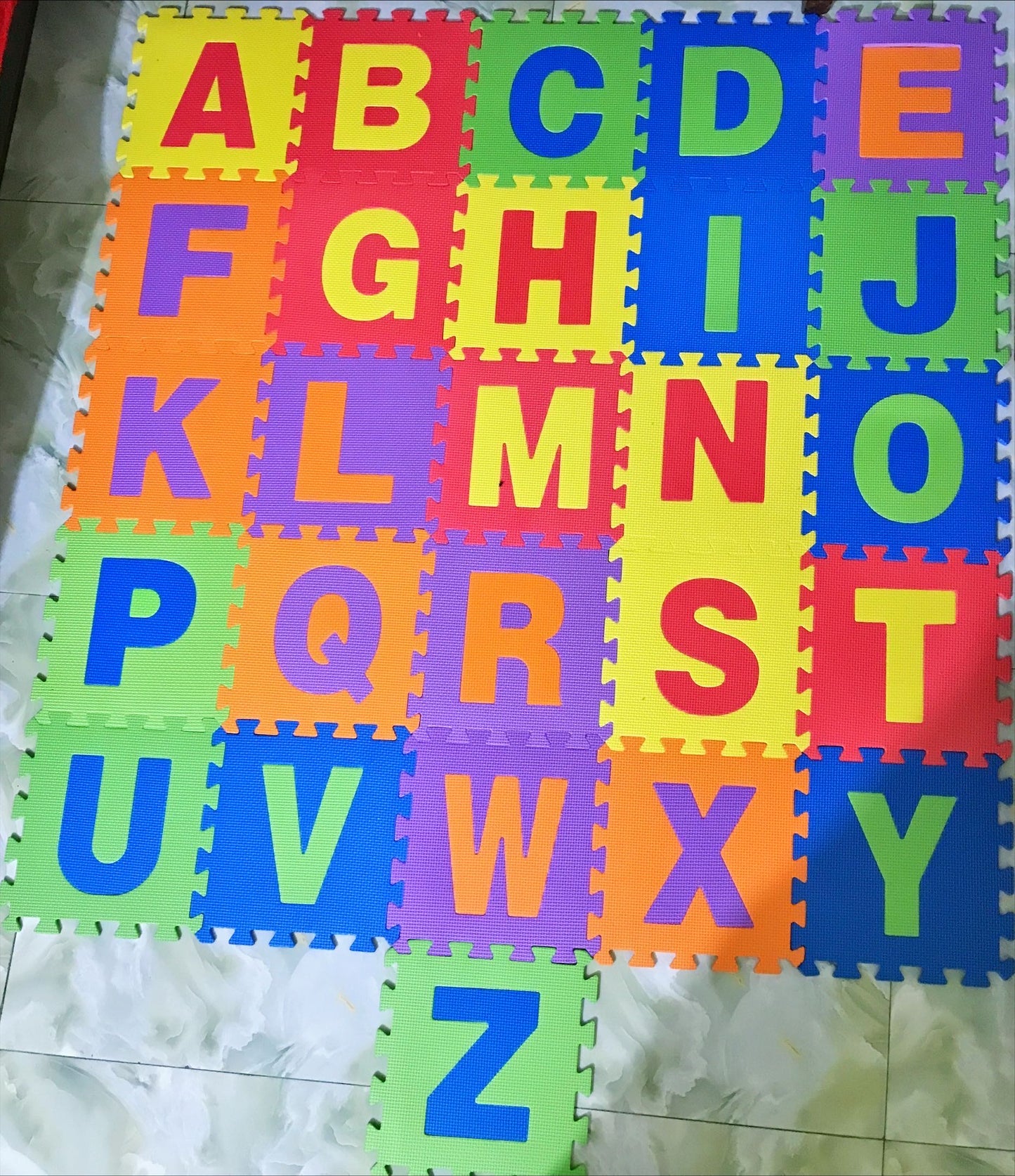 26 Pcs Alphabet Puzzle Foam Floor Mat