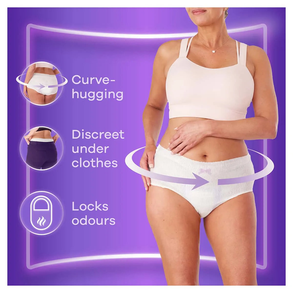 Always Discreet Normal Incontinence Pants Medium (12 Pack)-White
