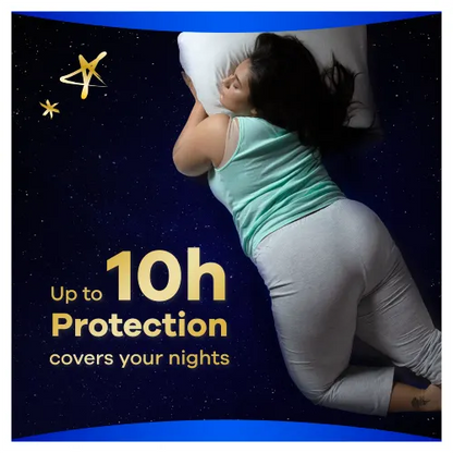 Always Ultra Secure Night (Size 4) Sanitary Pads With Wings 8 Pack