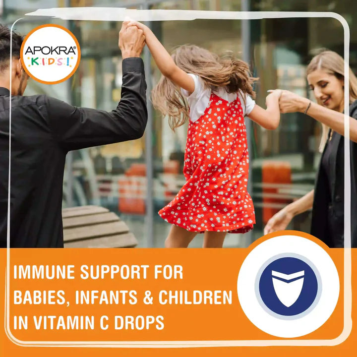 Apokra Kids Vegan Vitamin C Drops 30ml