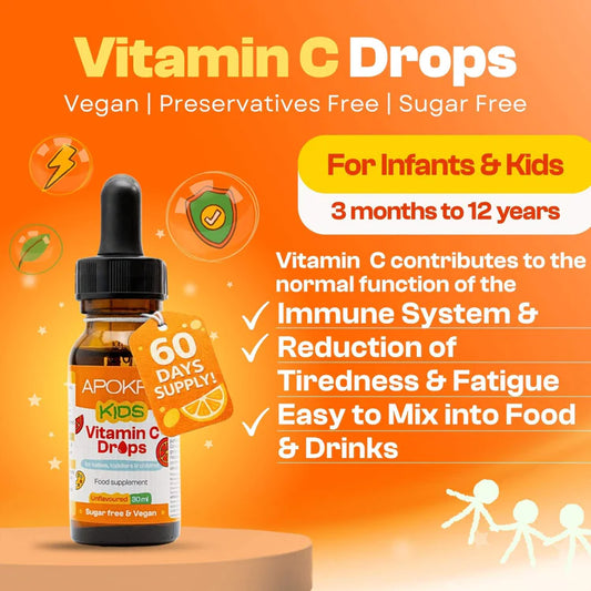 Apokra Kids Vegan Vitamin C Drops 30ml