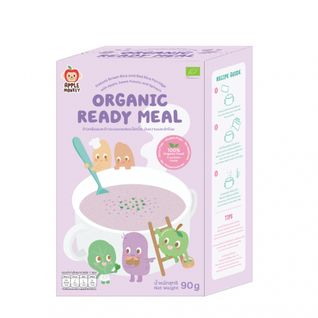 Apple Monkey Organic Ready Meal-Apple, Sweet Potato & Spinach 90g