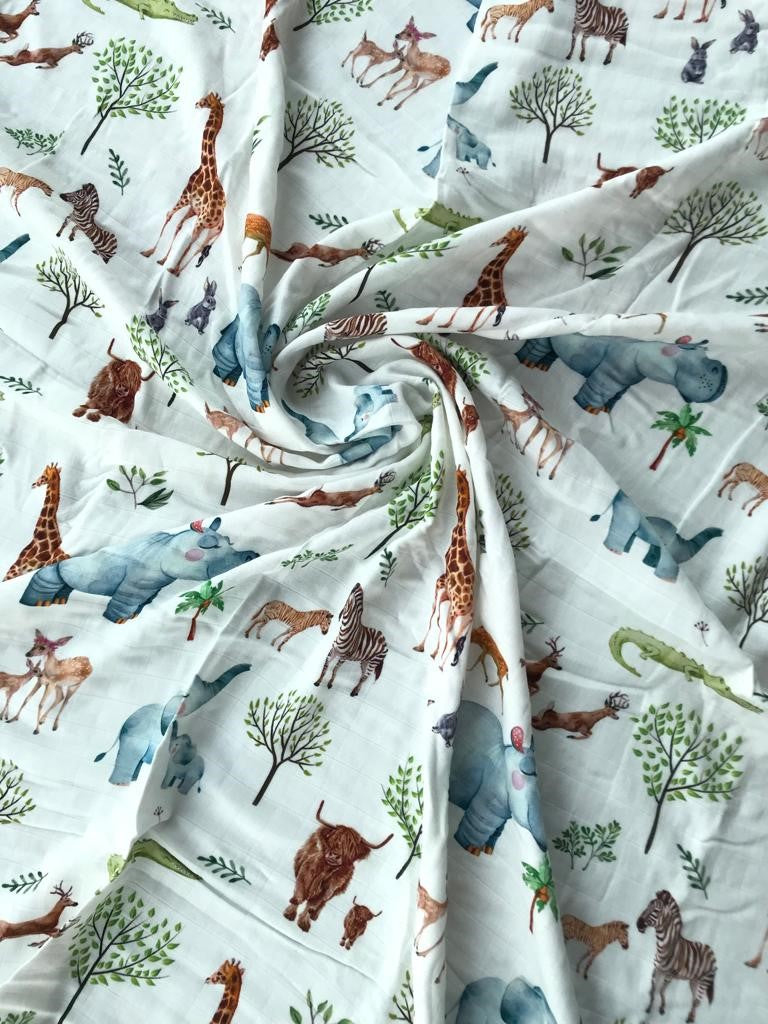 Applots Newborn Muslin Swaddle Blanket Wrap Deer