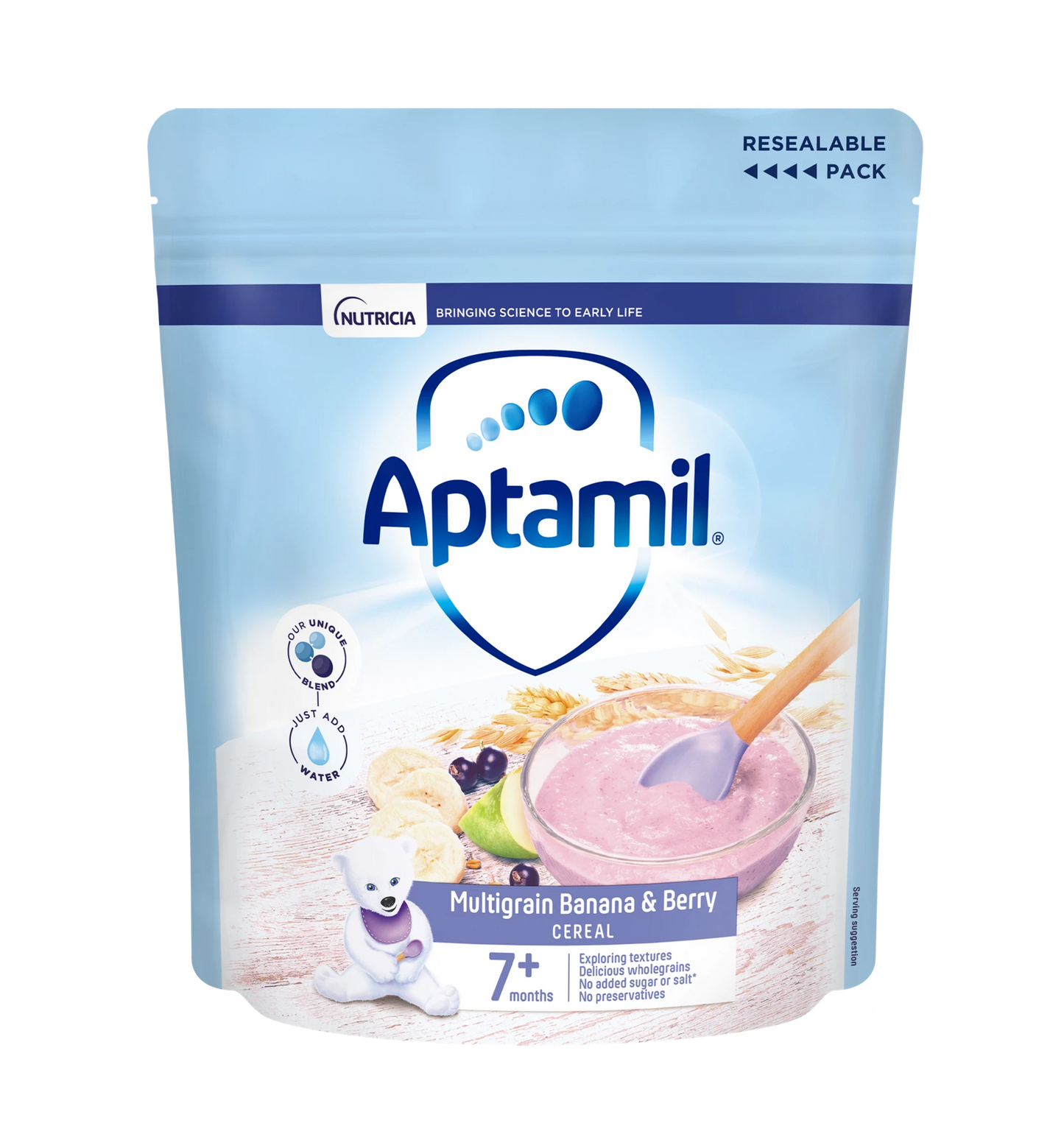 Aptamil Multigrain Banana & Berry Baby Cereal (7+ Months) 200g