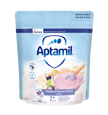 Aptamil Multigrain Banana & Berry Baby Cereal (7+ Months) 200g