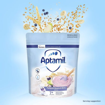 Aptamil Multigrain Banana & Berry Baby Cereal (7+ Months) 200g