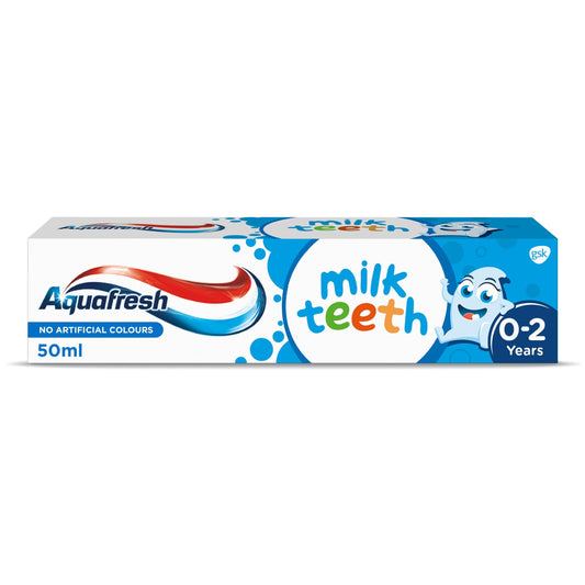 Aquafresh Milk Teeth Toothpaste 0-2 years, 50ml