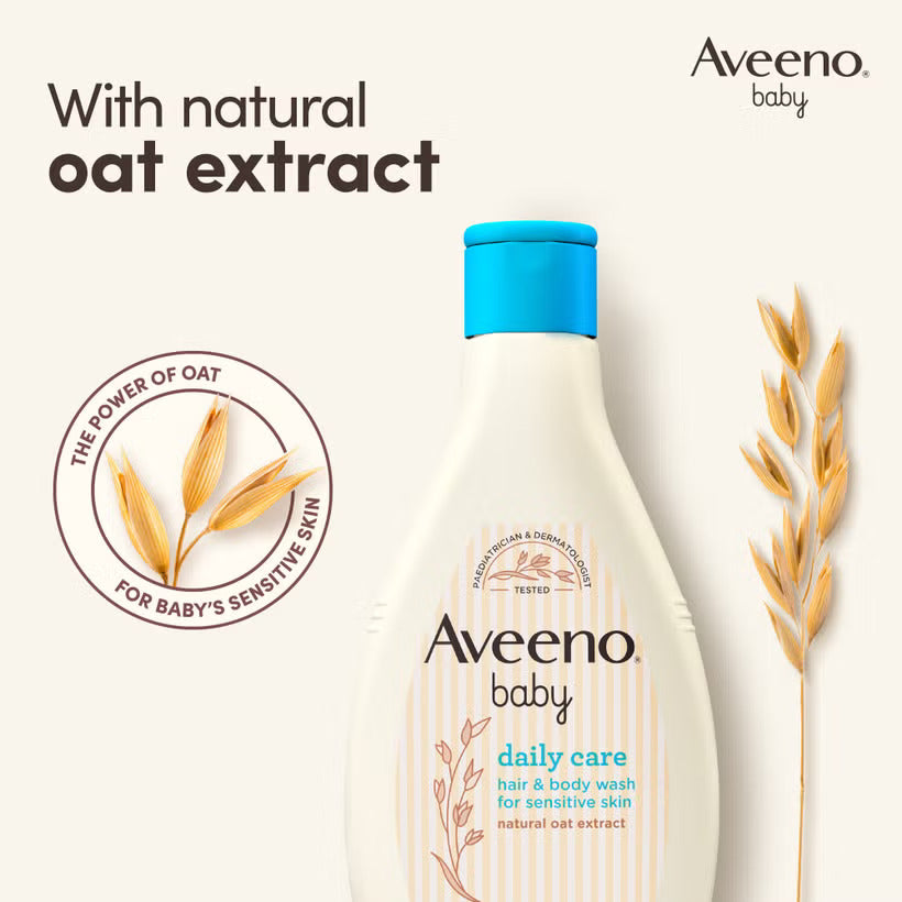 Aveeno Baby Daily Care Hair & Body Wash for Sensitive Skin 400ml