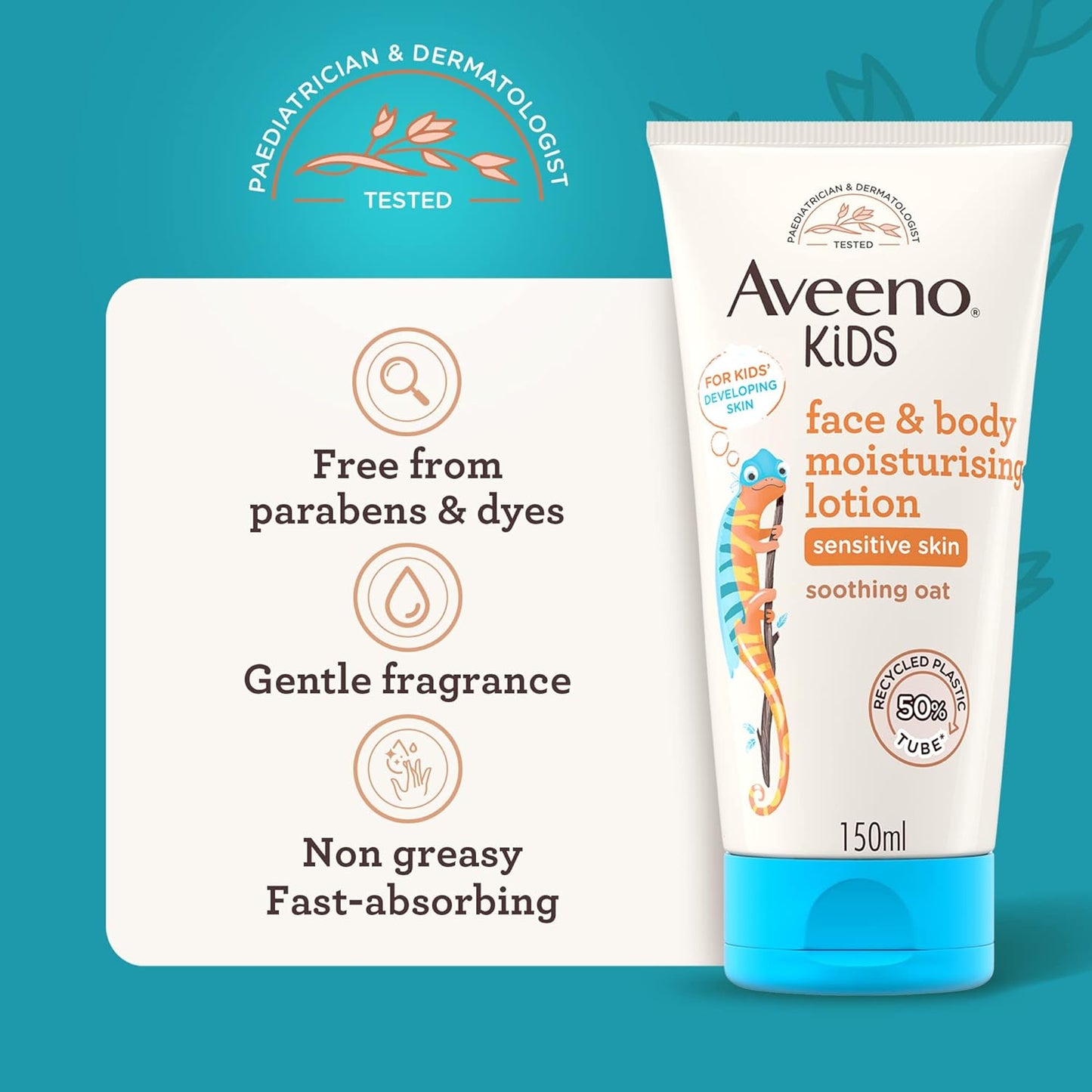 Aveeno Baby Kids Face & Body Moisturising Lotion 150ml