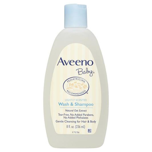 Aveeno Baby Lightly Scented Wash & Shampoo 236mlAveeno Baby Lightly Scented Wash & Shampoo 236ml