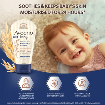 Aveeno Baby Soothing Relief Moisture Cream 227g
