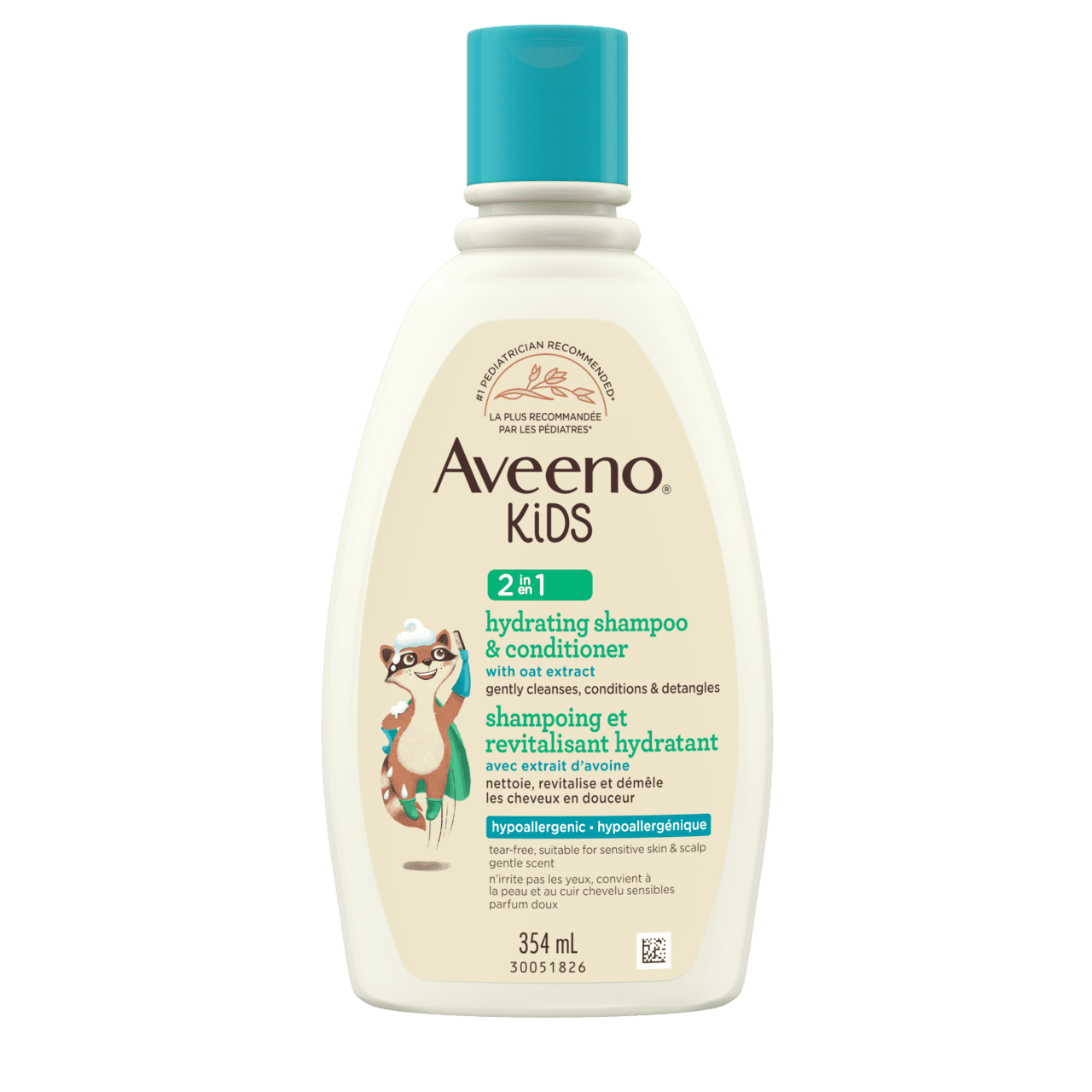 Aveeno Kids 2-in-1 Hydrating Shampoo & Conditioner 354ml