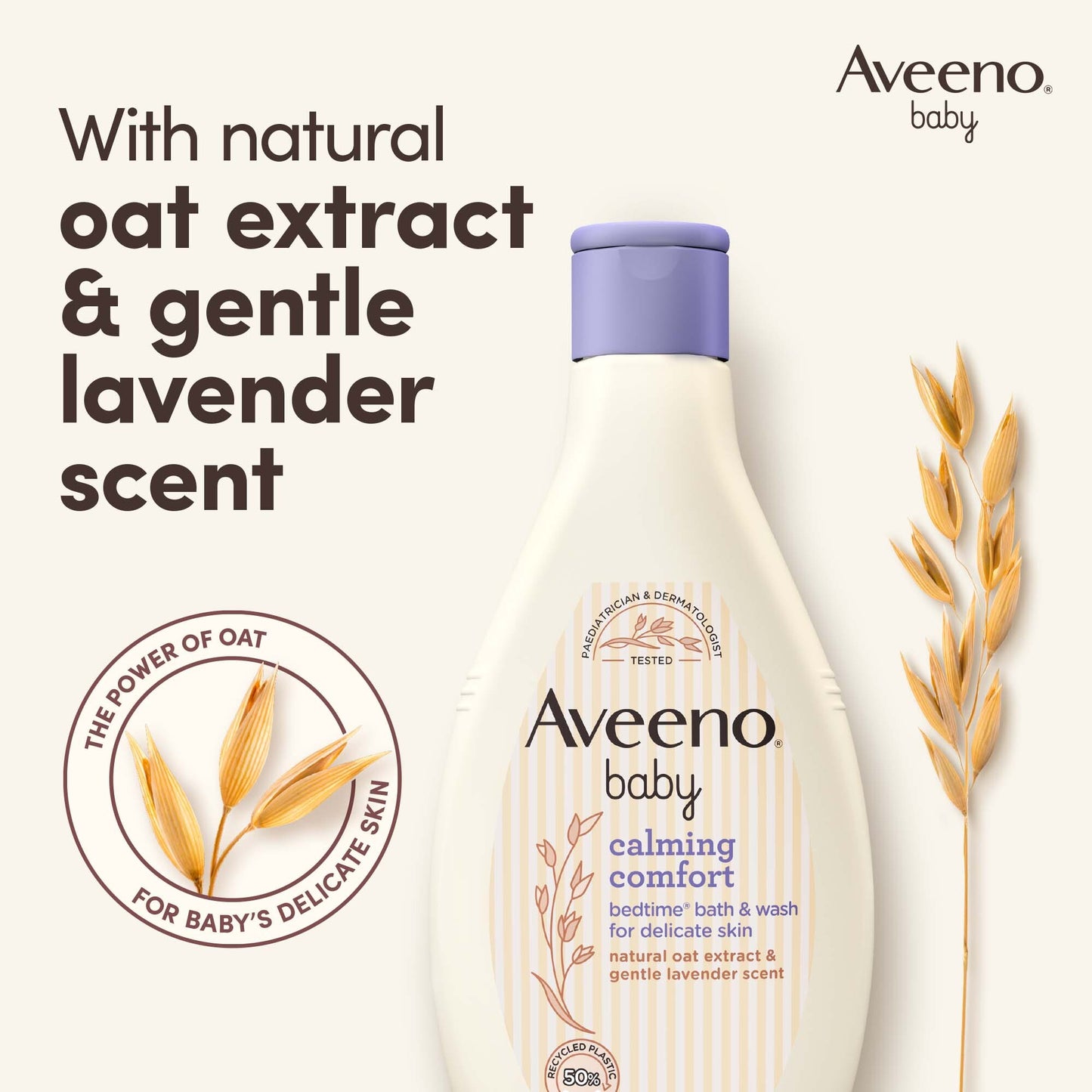 Aveeno Baby Calming Comfort Bedtime Bath & Wash 250ml