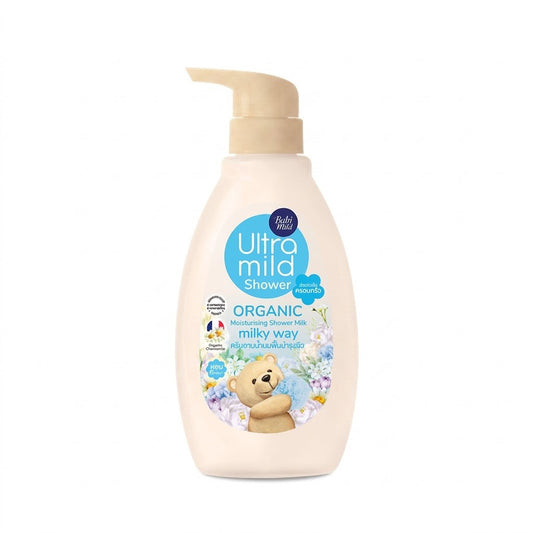 Babi Mild Ultra Mild Organic Moisturizing Shower Milk Milky Way 380ml