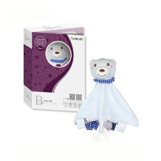 Baby Soothe Towel & Silicone Teether (FM555-14H) 0m+