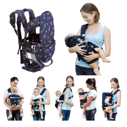 Baby Care 6 In 1 Baby Carrier (0 – 30 Months)- Navy Blue