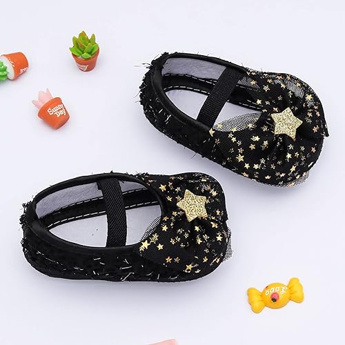 Baby Girls Soft Shoes- Black