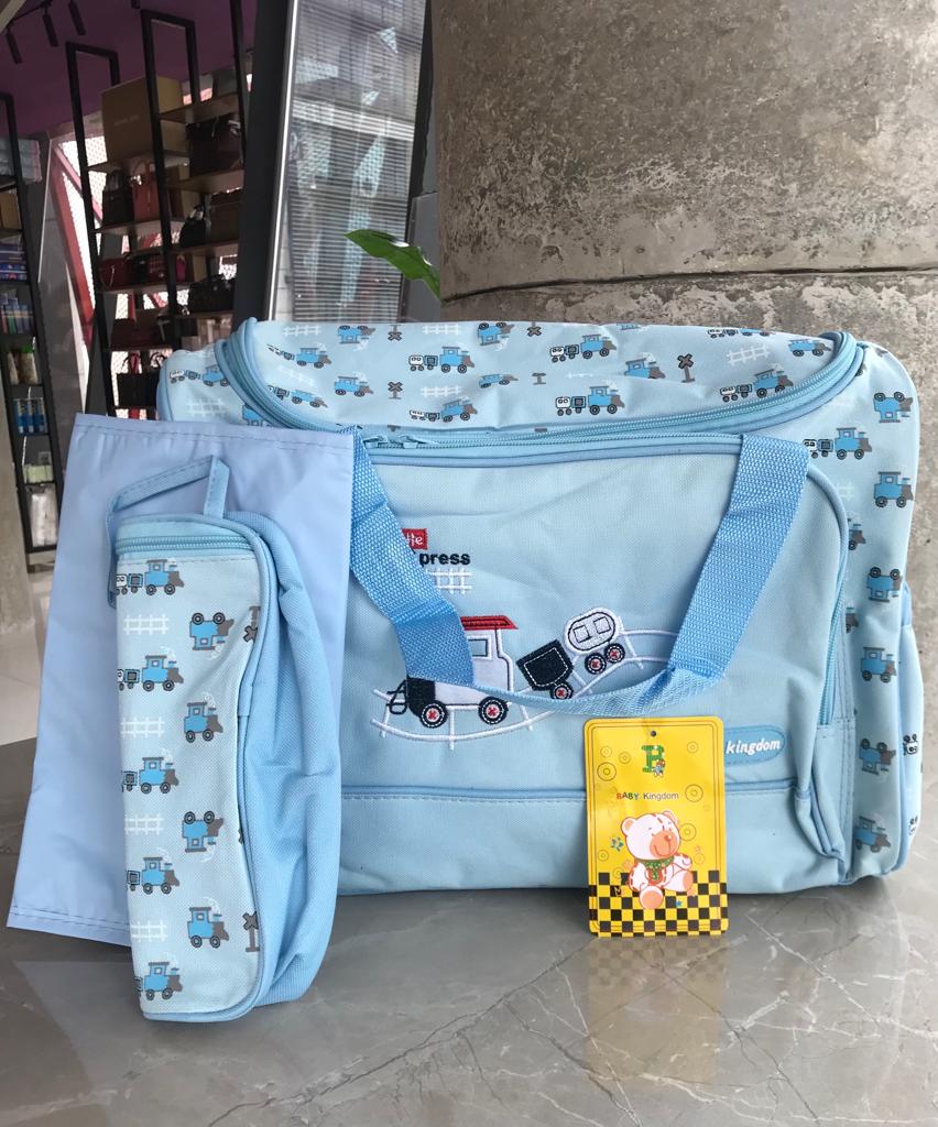 Baby Kingdom Diaper Bag 3 pcs- Blue