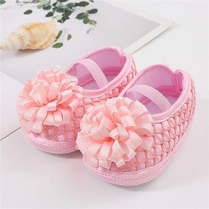Baby Fashion Cotton Shoes- Pink