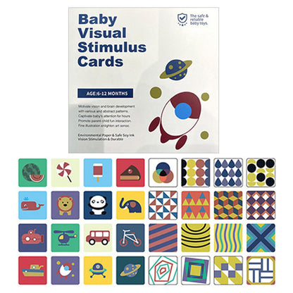 Baby Visual Stimulus Cards (6-12 Months)