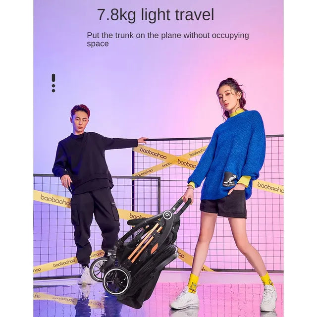 Baobaohao High-Class Travel Folding Baby Stroller BV1- Black